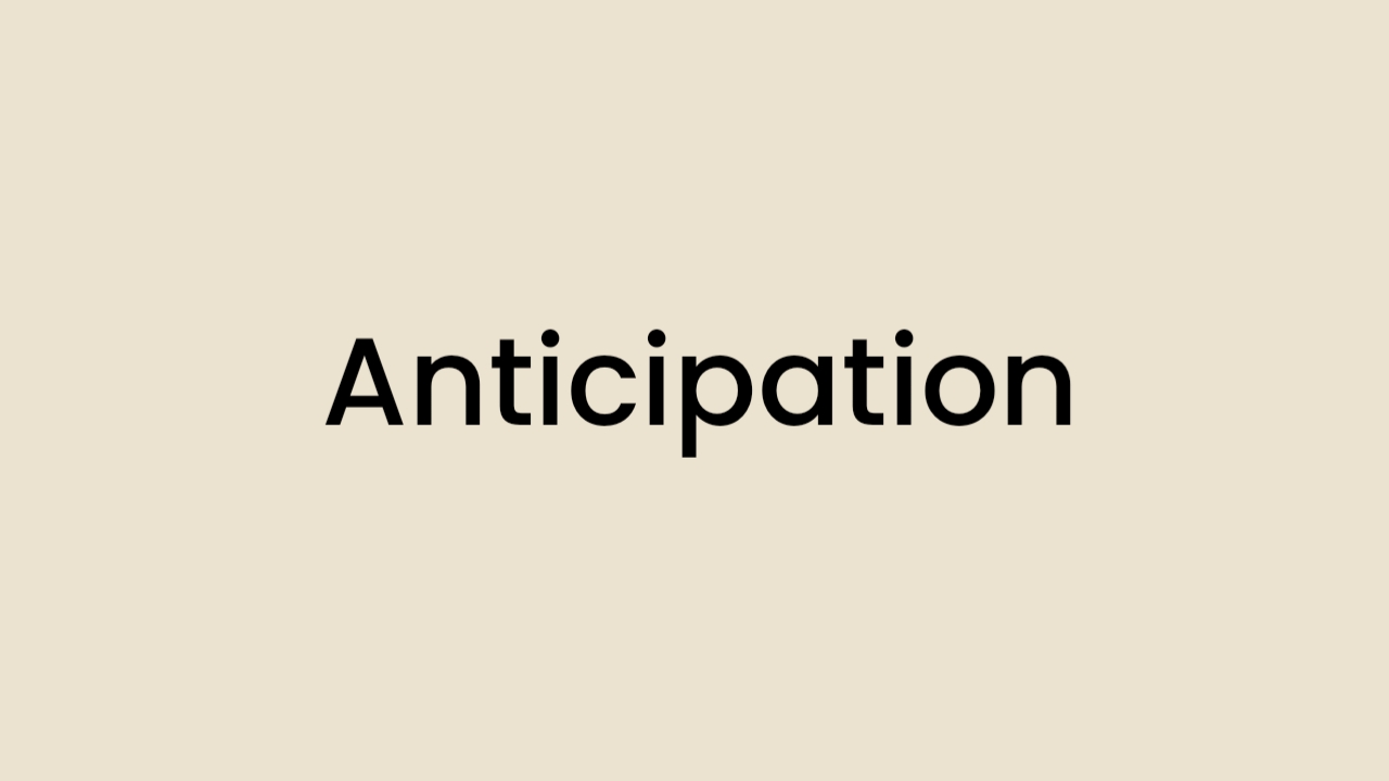 I am feeling anticipation islamestic