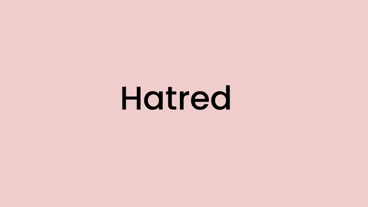 I am feeling Hatred - Islamestic