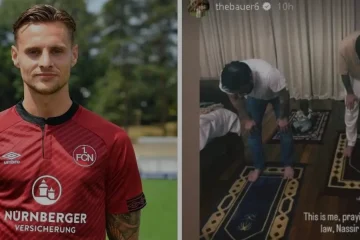 German Footballer Robert Bauer who plays for Saudi Club Al-Tai reverts to Islam